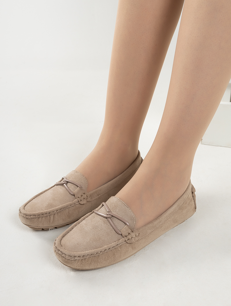 Mocassins en daim